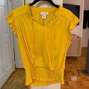 Rachel Zoe Sunlit Yellow Top